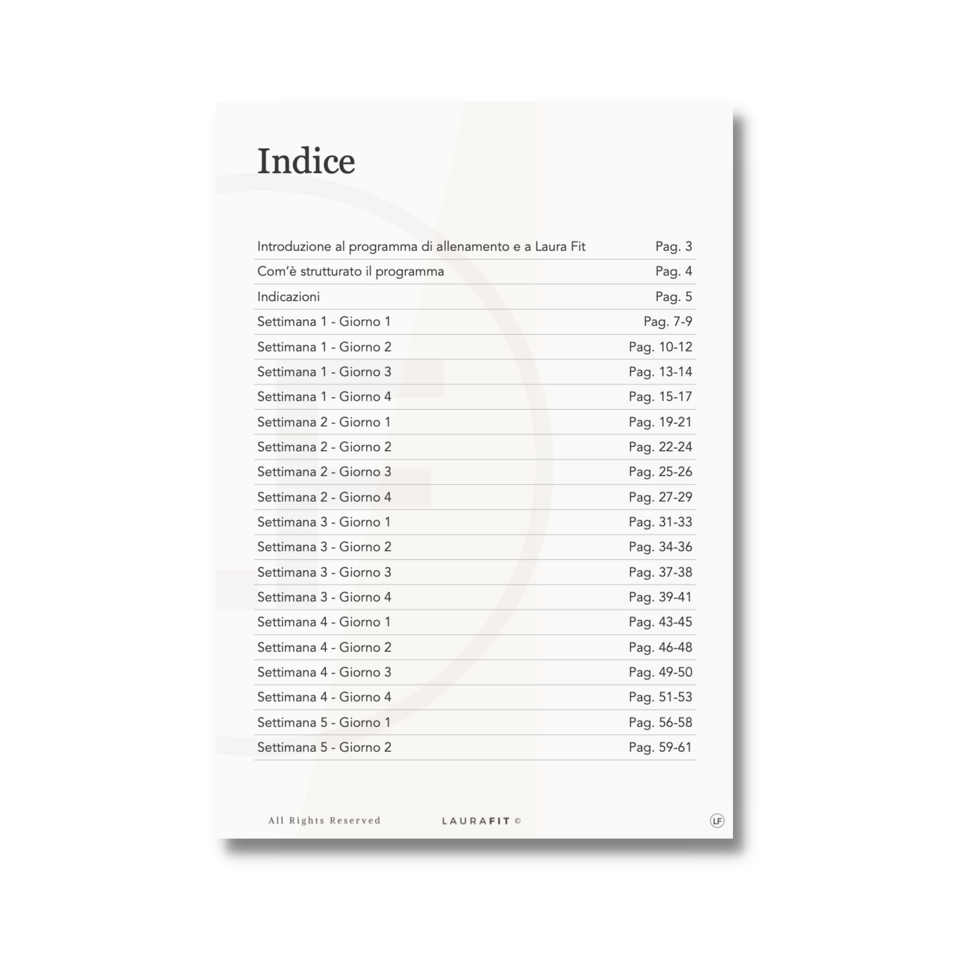 8 Week Beach Booty Program - Laura Fit